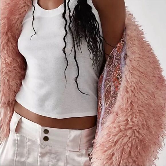 New Free People Helena Shearling Coat - Picture 4 of 11